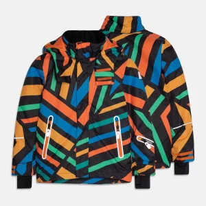Color Striped Kids Jacket